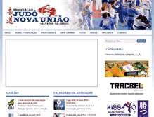 Tablet Screenshot of judonovauniao.com.br